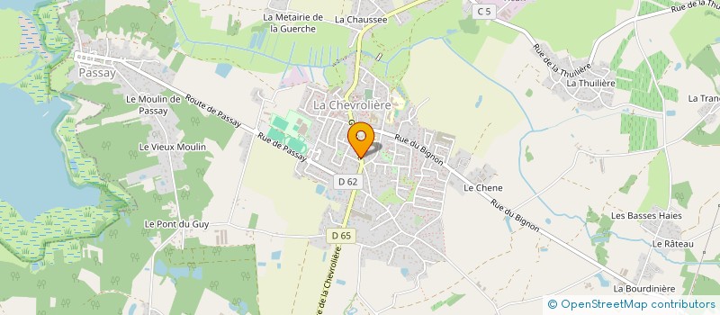 localisation de l'entreprise ROMINES à LA CHEVROLIERE