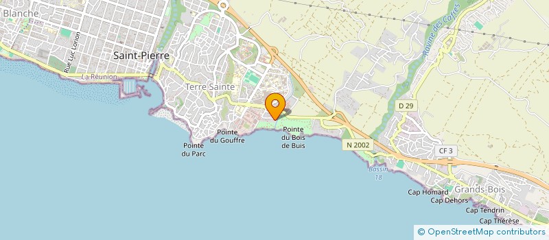 localisation de l'entreprise ROMINVEST à SAINT PIERRE