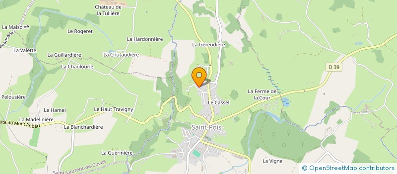 localisation de l'entreprise ROMISA7  SAINT-POIS