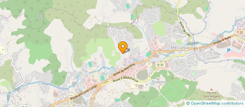 localisation de l'entreprise ROMITI ALU à AJACCIO