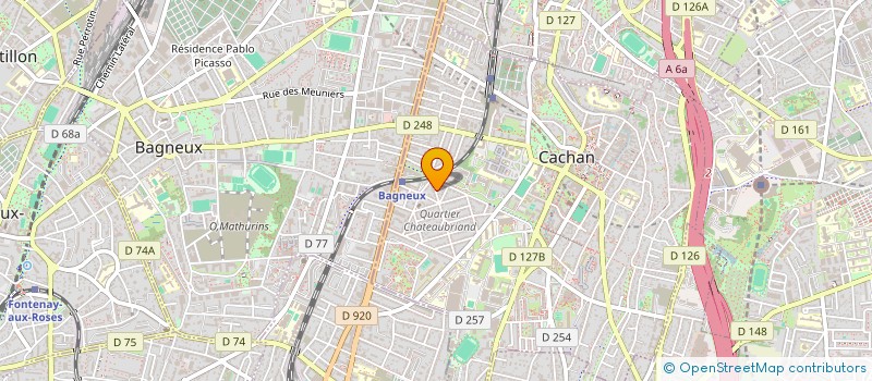 localisation de l'entreprise ROMITO  CACHAN