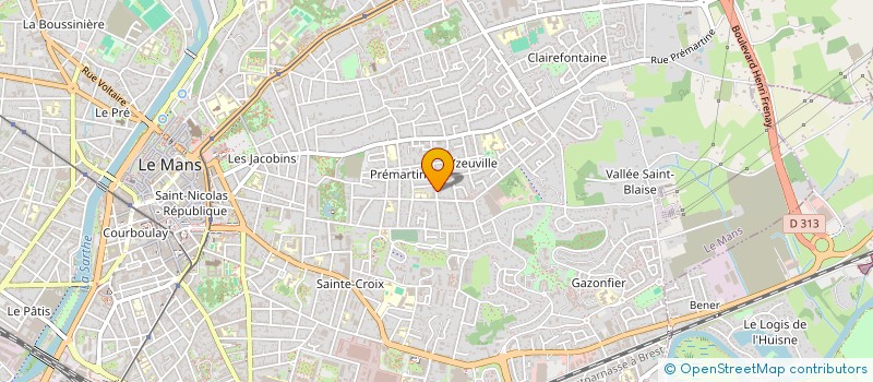 localisation de l'entreprise ROML  LE MANS