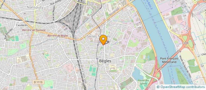 localisation de l'entreprise ROMLAB  BEGLES