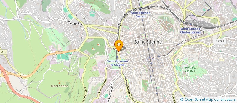 localisation de l'entreprise ROMLAND à SAINT-ETIENNE