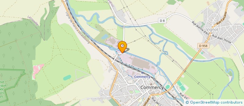 localisation de l'entreprise ROMLAUR SCI à PONT-SUR-MEUSE