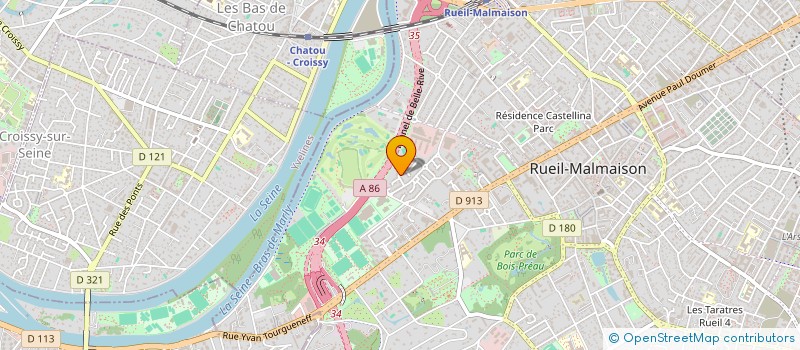 localisation de l'entreprise ROMMAR à RUEIL-MALMAISON