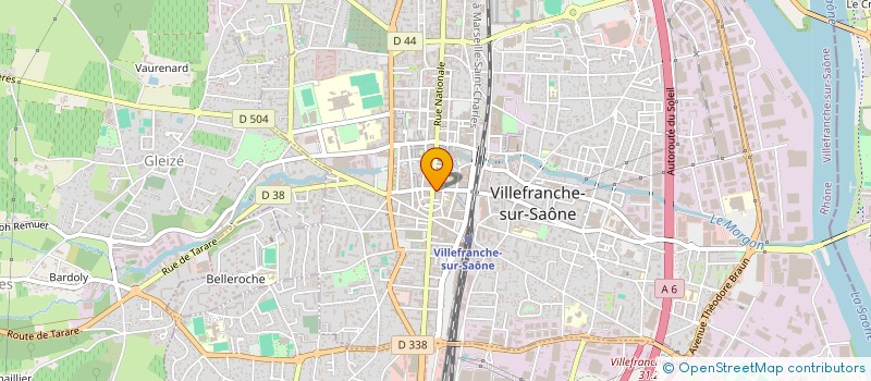 localisation de l'entreprise ROMMEO à VILLEFRANCHE-SUR-SAONE