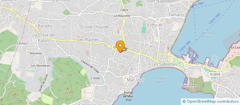 localisation de l'entreprise ROMMES ASSISTANCE INFORMATIQUE BATIMENT  LA SEYNE-SUR-MER