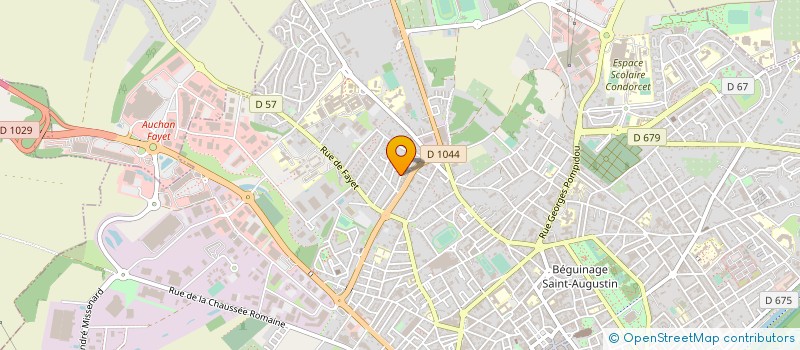 localisation de l'entreprise ROMNAT à LESDINS