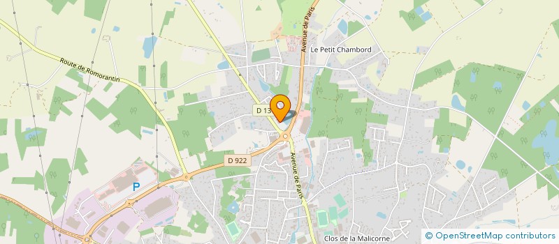 localisation de l'entreprise ROMO CENTRE AUTO à ROMORANTIN-LANTHENAY