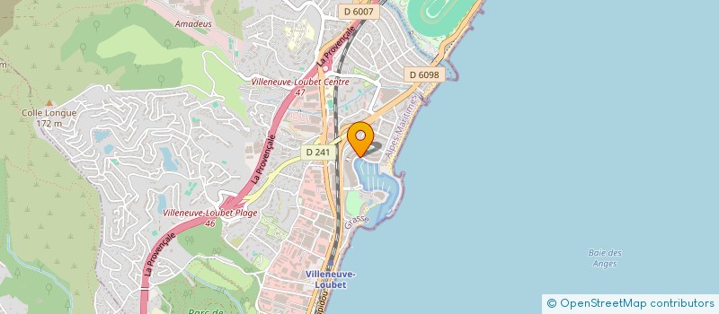 localisation de l'entreprise ROMO TERRASSE INDIVISION  VILLENEUVE-LOUBET