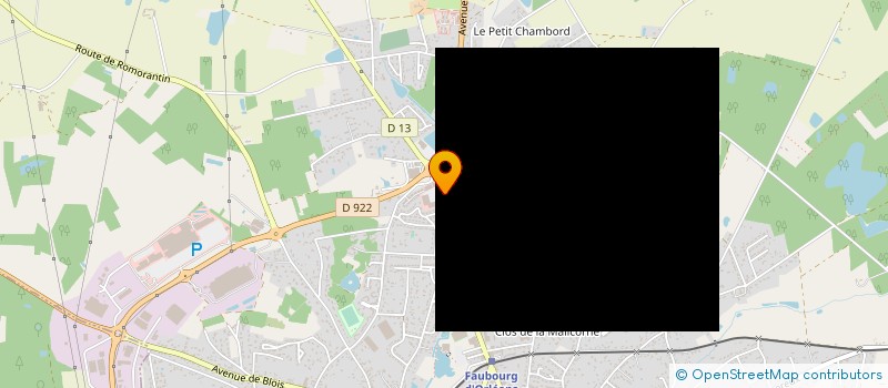 localisation de l'entreprise ROMOBEER  ROMORANTIN-LANTHENAY