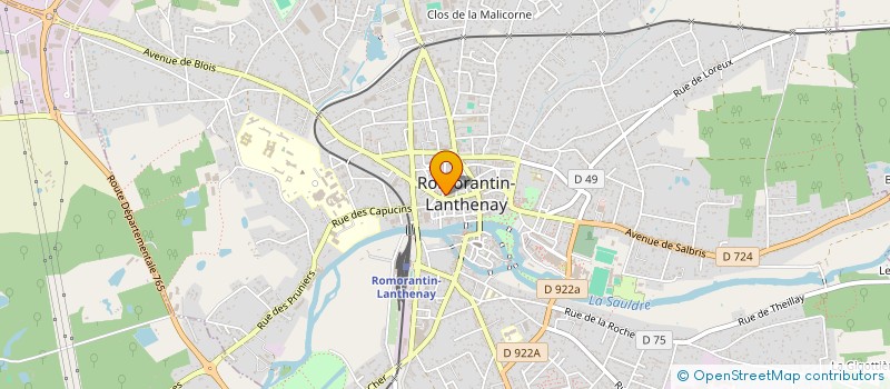 localisation de l'entreprise ROMORANTIN-ACCUEIL à ROMORANTIN-LANTHENAY