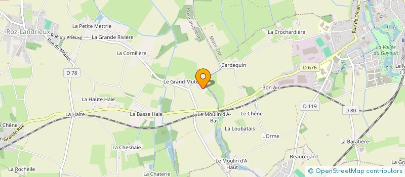 localisation de l'entreprise ROMORSTANG  ROZ-LANDRIEUX