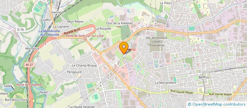 localisation de l'entreprise ROMOU  SAINT-CYR-SUR-LOIRE
