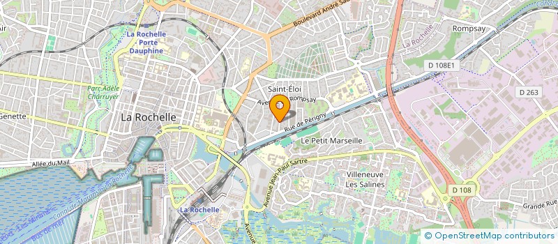 localisation de l'entreprise ROMPSAY  LA ROCHELLE