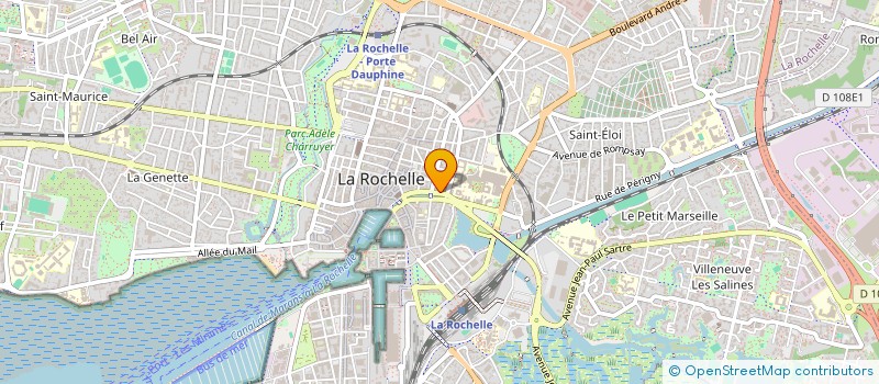 localisation de l'entreprise ROMPSAY IMMOBILIS  LA ROCHELLE