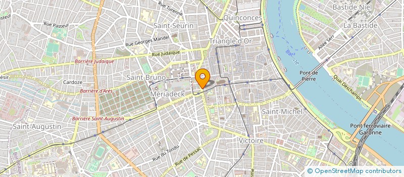 localisation de l'entreprise ROMROD à BORDEAUX