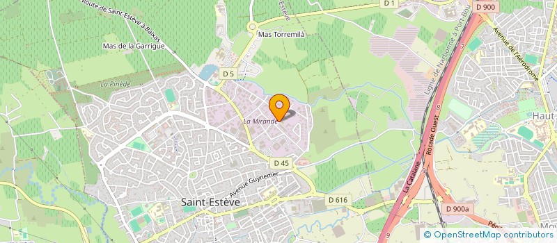 localisation de l'entreprise ROMSYL  SAINT-ESTEVE