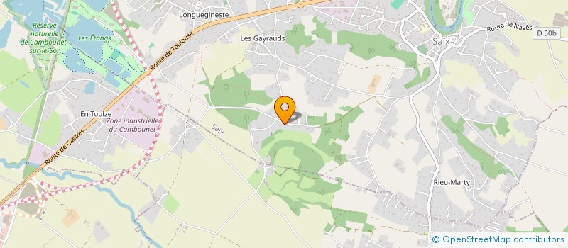 localisation de l'entreprise ROMU  SAIX