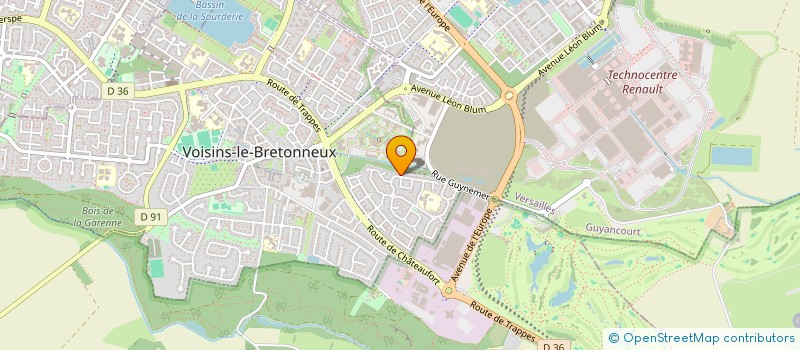 localisation de l'entreprise ROMU AVS  VOISINS-LE-BRETONNEUX
