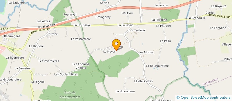 localisation de l'entreprise ROMUALD DROUARD SERVICES à BURE