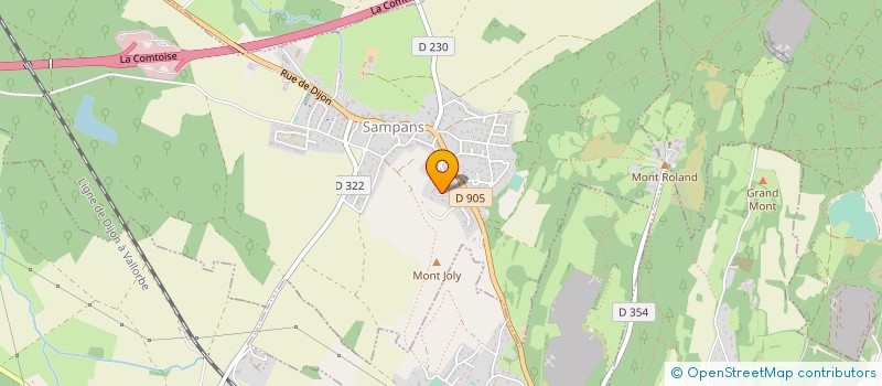 localisation de l'entreprise ROMUALD FASSENET CHEF MOF  SAMPANS