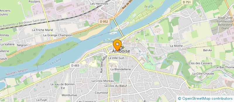 localisation de l'entreprise ROMUBEN HOTEL  AMBOISE