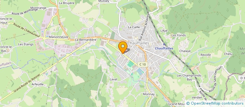 localisation de l'entreprise ROMULUS  PORTE DES PIERRES DOREES