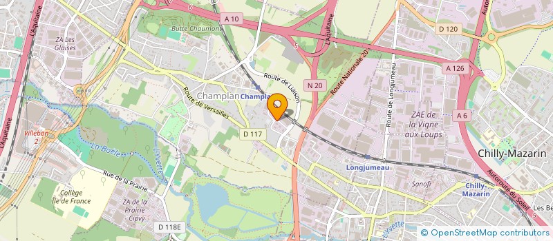 localisation de l'entreprise ROMUS  CHAMPLAN