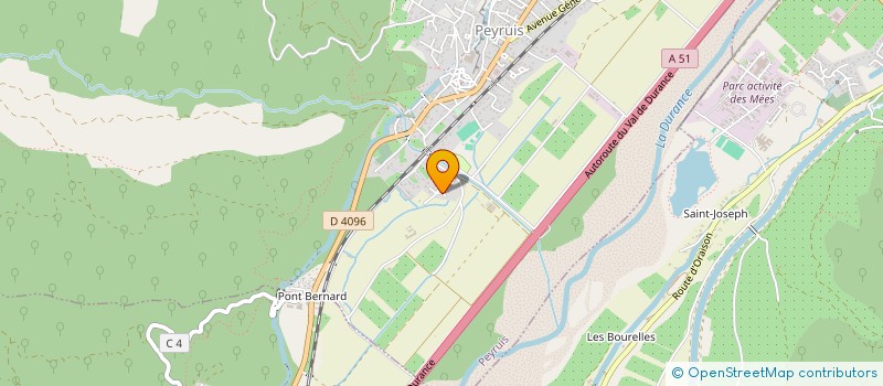 localisation de l'entreprise ROMVAL  PEYRUIS