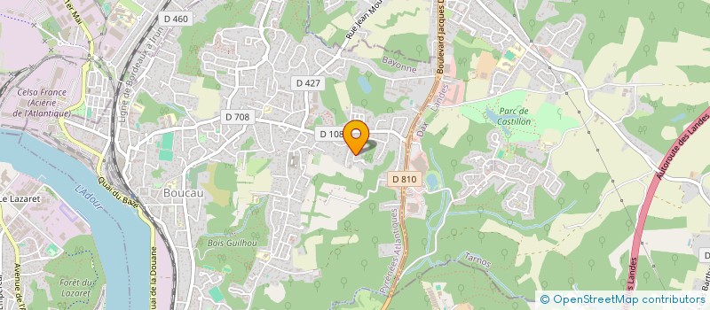 localisation de l'entreprise ROMVIO  BOUCAU