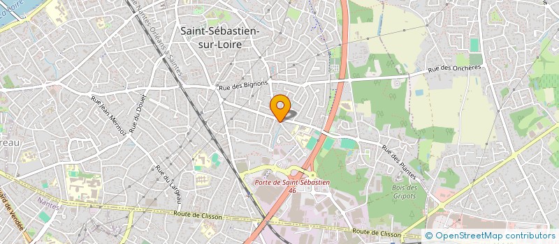 localisation de l'entreprise ROMY à SAINT-SEBASTIEN-SUR-LOIRE