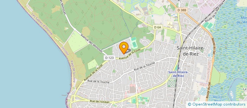 localisation de l'entreprise ROMY à SAINT-HILAIRE-DE-RIEZ