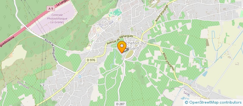 localisation de l'entreprise ROMY  ROCHEFORT-DU-GARD