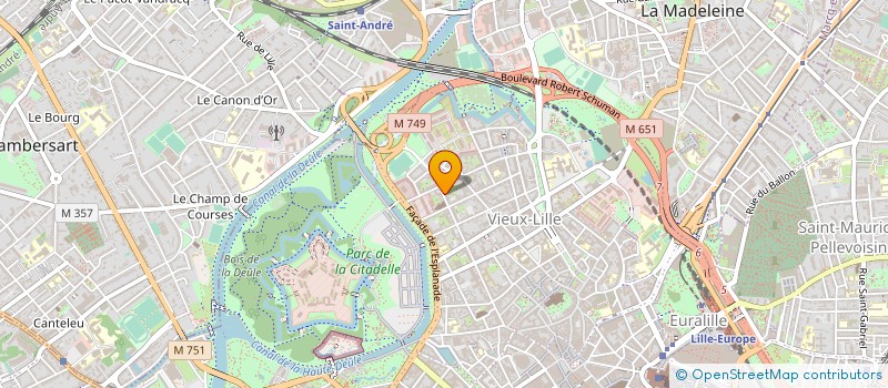 localisation de l'entreprise ROMY à LILLE