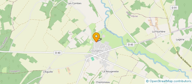 localisation de l'entreprise ROMY à COULGENS