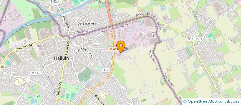 localisation de l'entreprise ROMY  COMINES