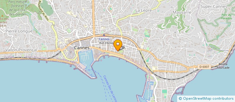 localisation de l'entreprise ROMY  CANNES