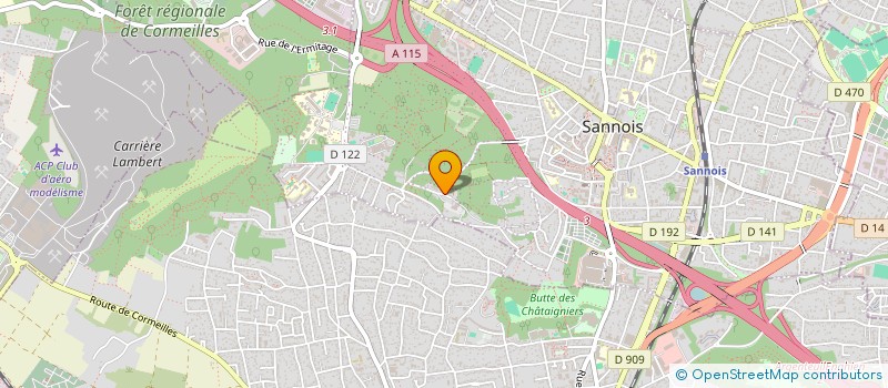 localisation de l'entreprise ROMY DINO IMMOBILIER (R.D.I.)  SANNOIS