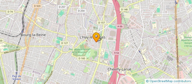 localisation de l'entreprise ROMY INVEST  L'HAY-LES-ROSES