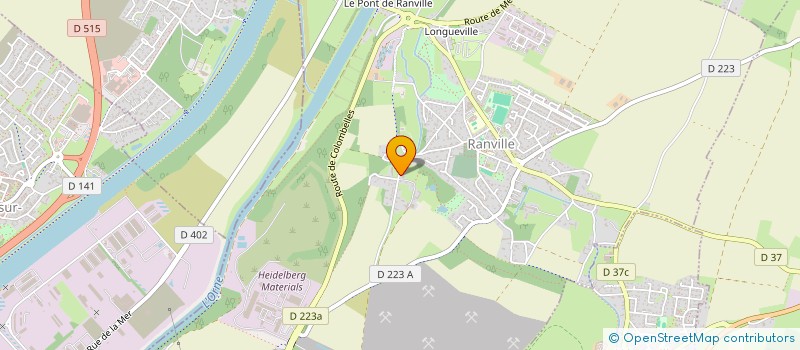 localisation de l'entreprise ROMY INVEST à RANVILLE