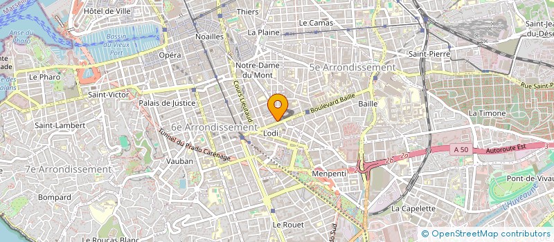 localisation de l'entreprise ROMY-J à MARSEILLE