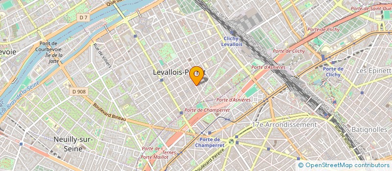 localisation de l'entreprise ROMY PARIS à LEVALLOIS PERRET