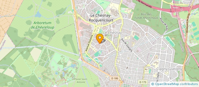localisation de l'entreprise ROMY SAP  LE CHESNAY-ROCQUENCOURT