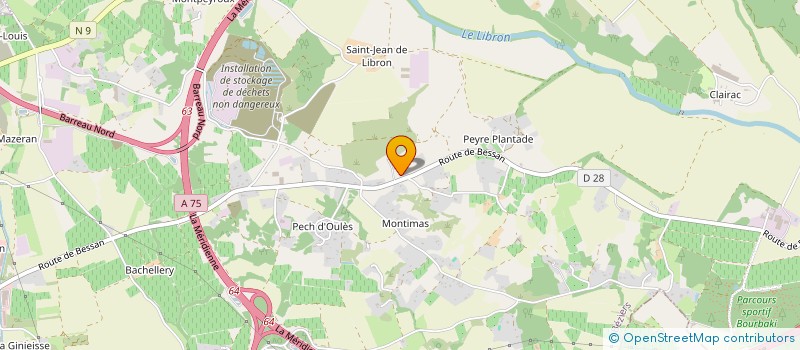 localisation de l'entreprise ROMY SARL à BEZIERS