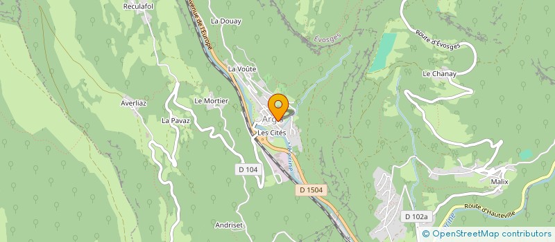 localisation de l'entreprise ROMYCOUR à SAINT-RAMBERT-EN-BUGEY
