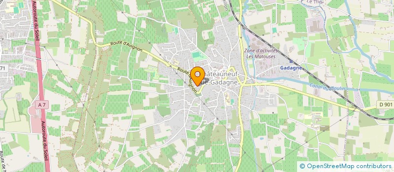 localisation de l'entreprise ROMYE PARIS  CHATEAUNEUF-DE-GADAGNE