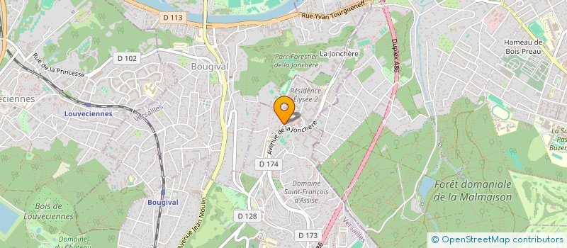 localisation de l'entreprise ROMYLA  CELLE-SAINT-CLOUD (LA)