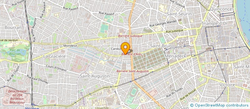 localisation de l'entreprise ROMYLAINE à BORDEAUX